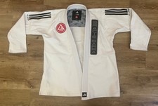 Gracie Barra  White Adidas Gi