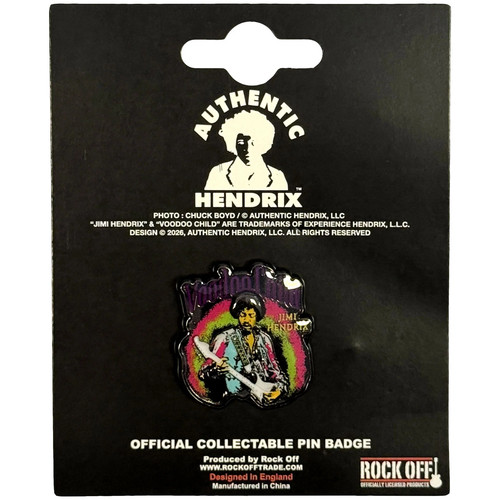 Jimi hendrix pin badge - badge, voodoo