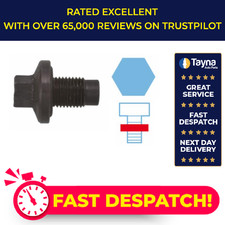 Sump Plug fits FORD TRANSIT CONNECT TDCi, V408 1.0 1.6 1.8 1.8D 2002 on Corteco