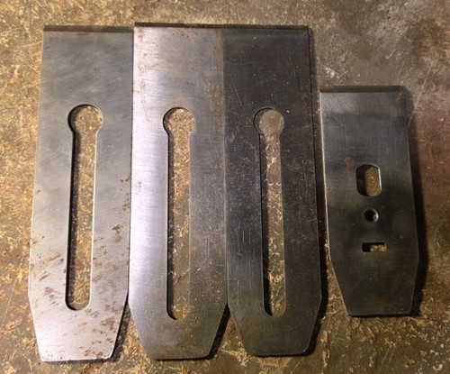 Hand plane irons - 4,