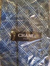 Mens Chanel Navy Silk Tie -