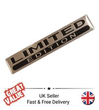 Alumininium LIMITED EDITION Badge Emblem Car Boot Trunk Tailgate Sticker Chrome