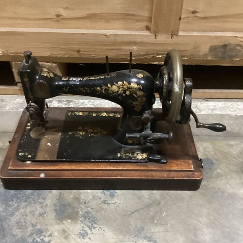 Antique mechanical singer - antique,