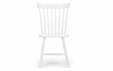 White Spindle Back Dining
