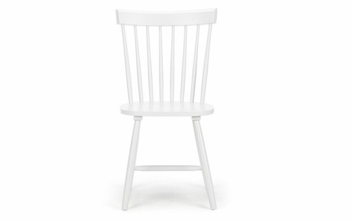 White spindle back dining - white,