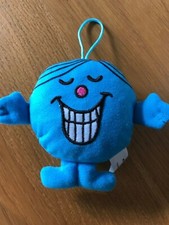 McDonalds - MR PERFECT - Mr Men - Keyring - Plush Cuddly Cute Gift Toy