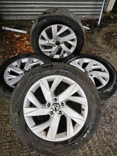 4 X GENUIN VOLKSWAGON TIGUAN 2020 2024 ALLOY WHELLS 235 55 18 SILVER