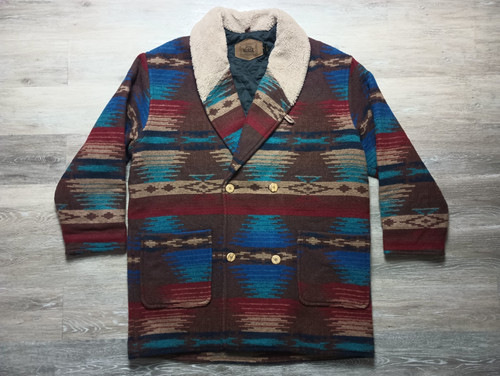 Woolrich aztec jacket - jacket, vtg