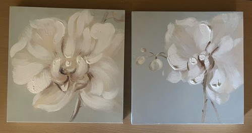 Pair small floral - small, art