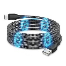 Magnetic USB A to C Cable with