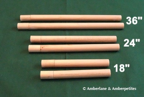 Wooden travel rods for your - wooden,