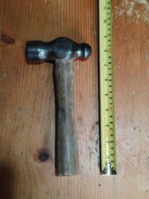 ⚡8.5" Short Handle Ball Peen Hammer Workshop Metalwork Blacksmith Used Tool 