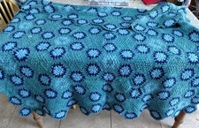 Handmade Crochet vintage blue