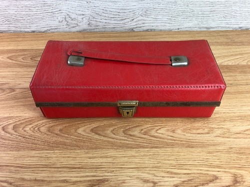 Vintage red cassette tape - cassette, case