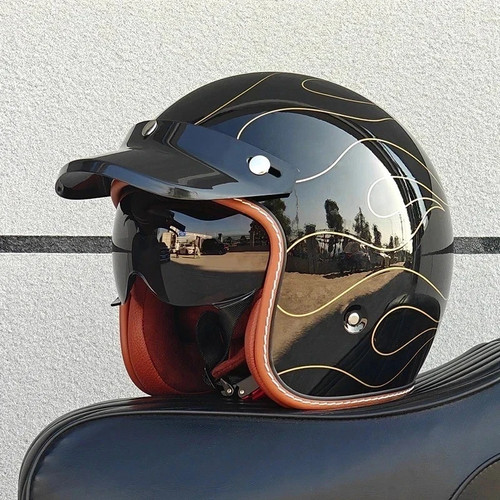 Dot retro open face half - retro,
