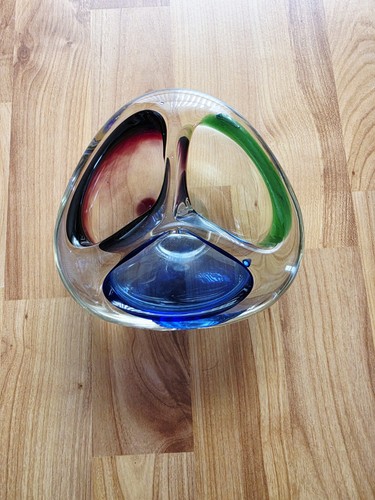 Vintage tri colour glass - vintage,