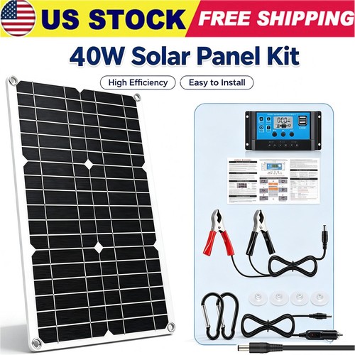 40w mono solar - panel, kit