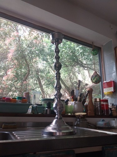 Large silver coloured metal - coloured,
