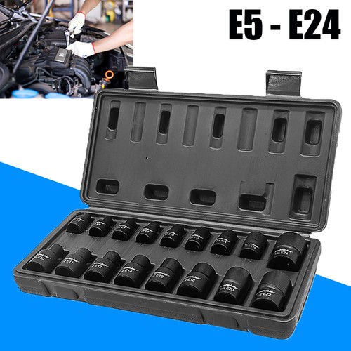 17pcs torx impact sockets - 17pcs, e-torx
