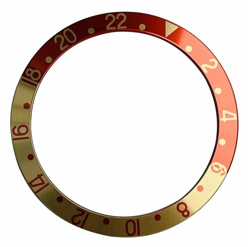 Red gold bezel - red, for