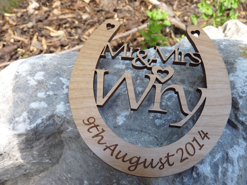 Personalised mrs wedding - &,