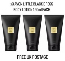 3 X AVON LITTLE BLACK DRESS BODY LOTION 150ml EACH BRAND NEW BEAUTY GIFT UK