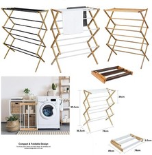 3 Tier Bamboo Wooden Clothes