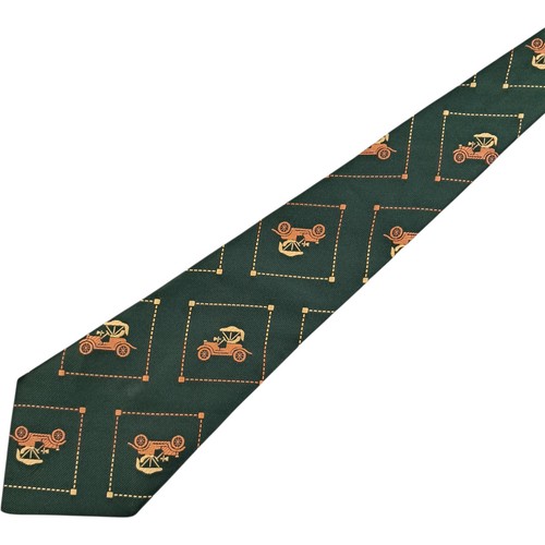 Tootal tie green wide men - tie, 4"