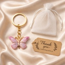 Butterfly Keychain Set .