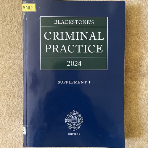 Blackstone criminal - blackstone’s,