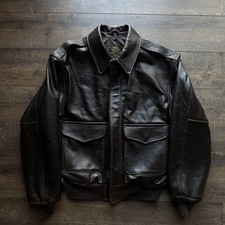 COCKPIT Leather Flight Jacket