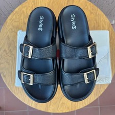 Womens Black Platform Sandals