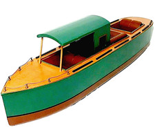 Wooden Pond Boat Vintage Model