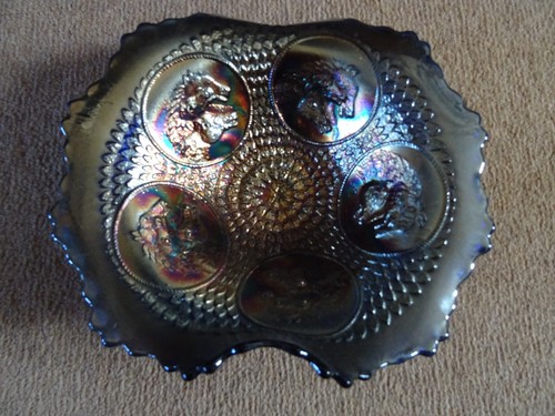 Carnival glass fenton - carnival, horse
