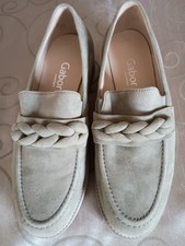 Gabor Womens Beige Suede