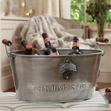 Large Metal Beer Ice Bucket
