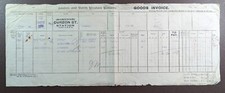 1917? London & North Western Railway Goods Invoice Birmingham to Keswick