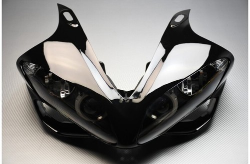Black front nose fairing - black,