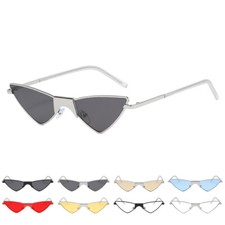 Retro Hippie Cat Eye Sunglasses Trendy Stylish Triangle Designer Style Glasses