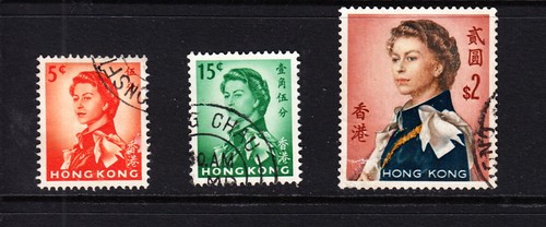 Hong kong 1962 red orange - hong, 5c