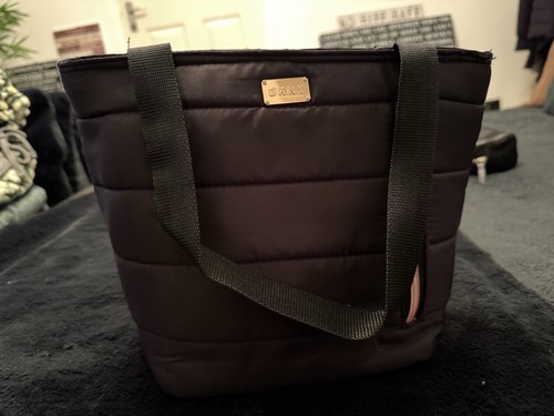 Dkny black quilted lunch bag - dkny,
