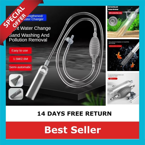 Aquarium gravel vacuum siphon - aquarium,