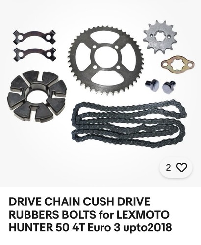 Drive chain cush rubbers - drive,