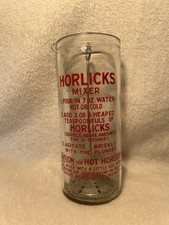 Horlicks Vintage Glass Mixer