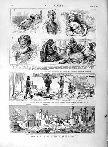 Old antique print 1877 - antique,