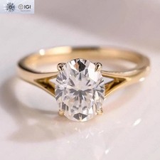IGI 2.00 Ct E VS1 OVAL CUT LAB