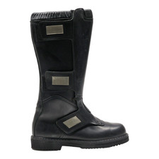 GUMLITE Biker Boots Black Leather Mens UK 8
