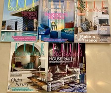 Elle Decoration Magazines 2023 Bundle of 5 magazines 