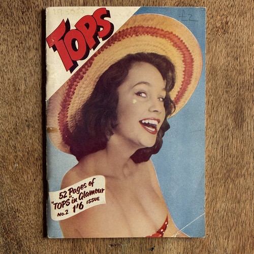 Tops vintage photo magazine - tops,
