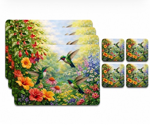 Hummingbird placemats - hummingbird,